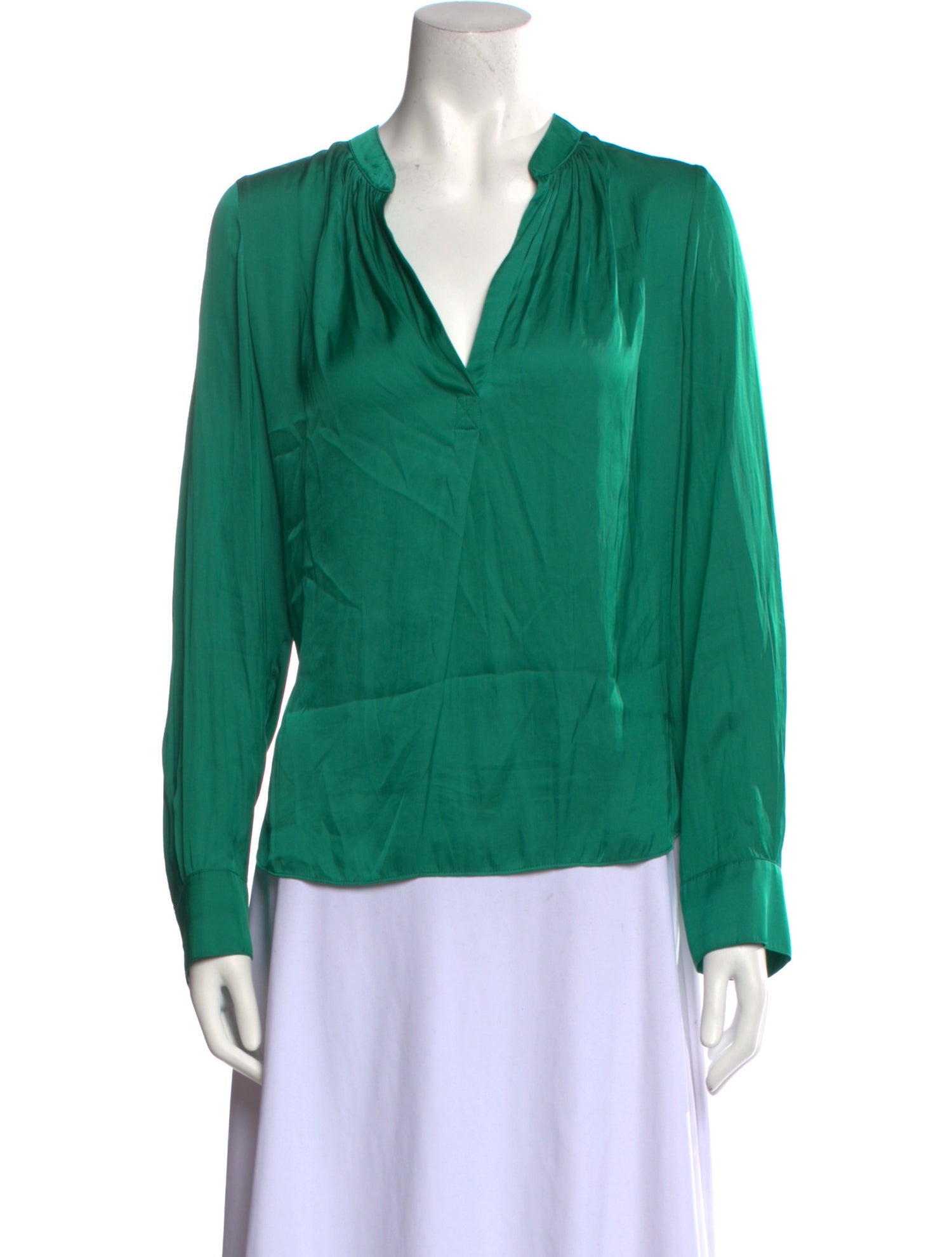 Zadig & Voltaire V-Neck Long Sleeve Blouse