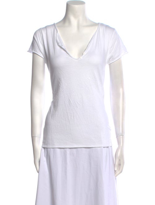 Zadig & Voltaire V-Neck Short Sleeve T-Shirt