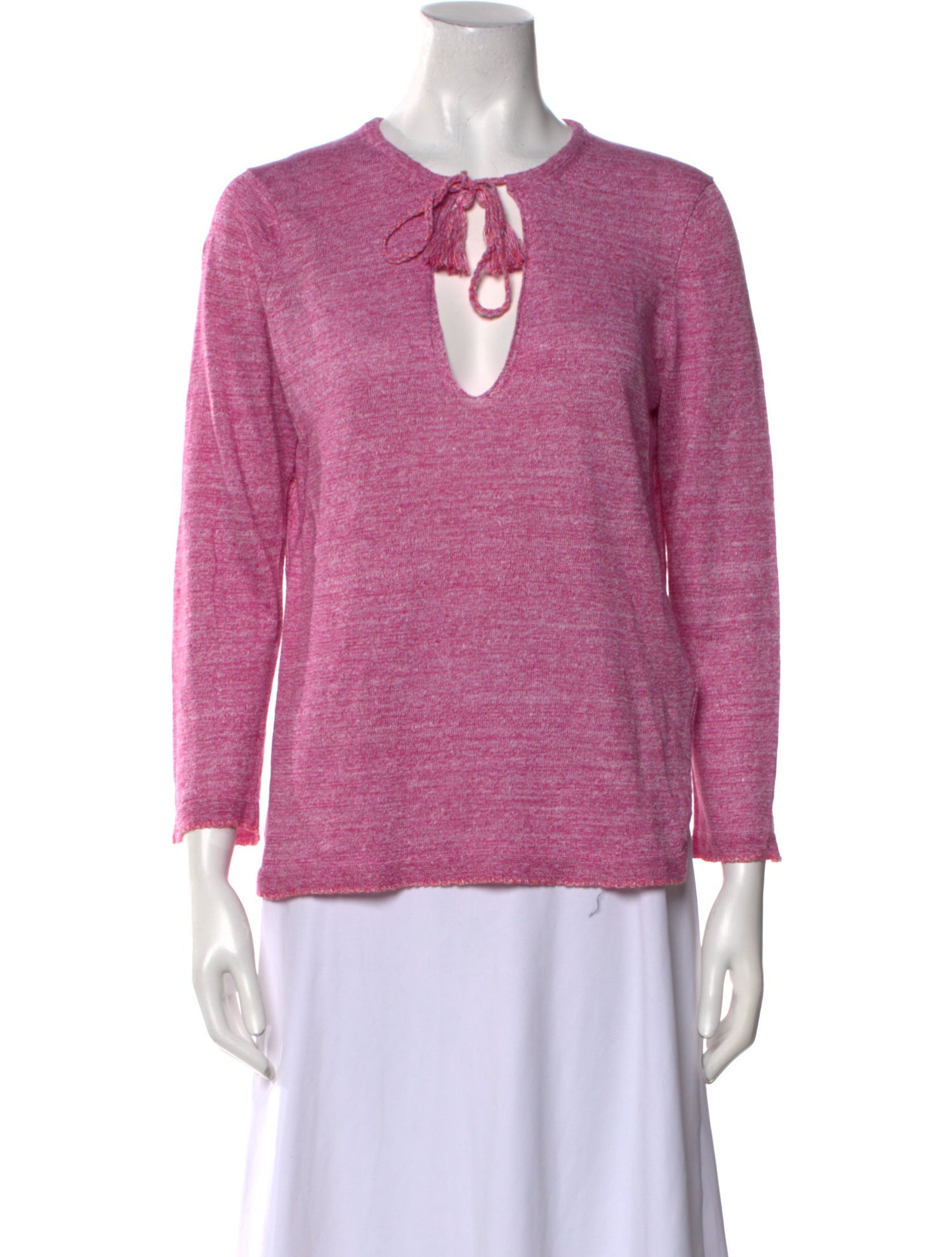 Zadig & Voltaire Linen Tie Neck Blouse w/ Tags