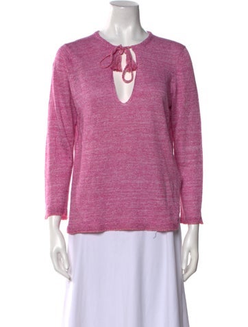 Zadig & Voltaire Tops Linen Tie Neck Blouse M