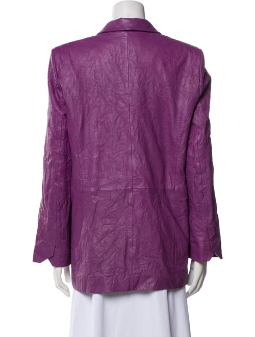 Zadig & Voltaire Leather Blazer