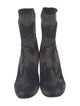 Zadig & Voltaire Printed Glitter Accents Boots