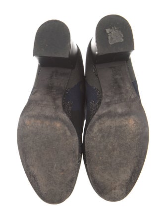 Zadig & Voltaire Printed Glitter Accents Boots