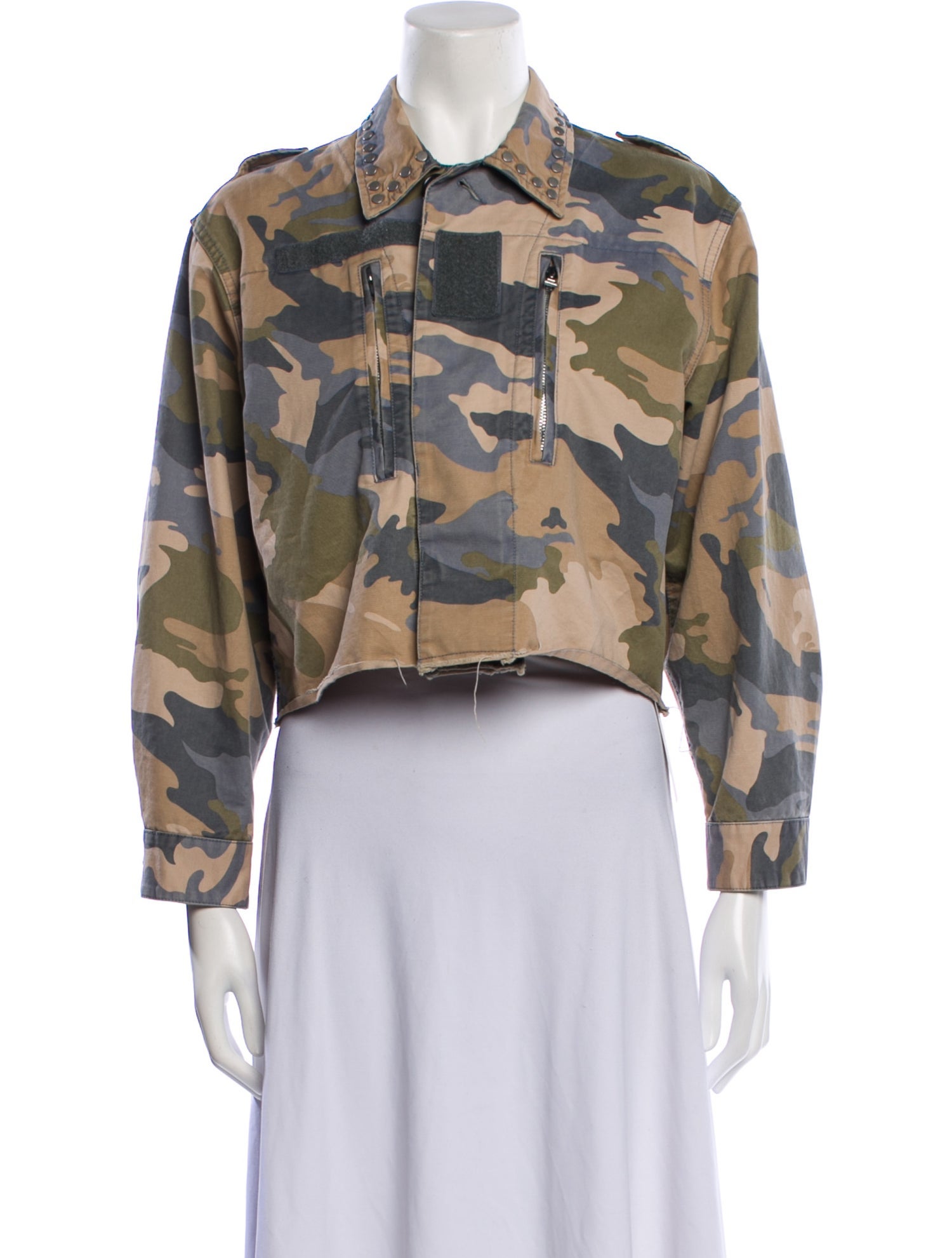 Zadig & Voltaire Camouflage Print Jacket