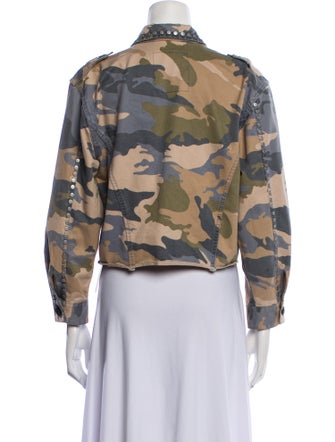 Zadig & Voltaire Camouflage Print Jacket