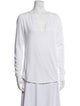 Zadig & Voltaire V-Neck Long Sleeve Top