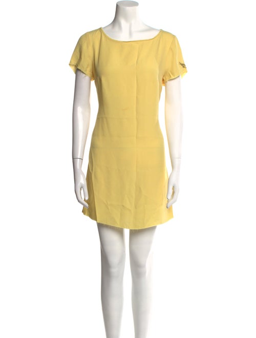 Zadig & Voltaire Bateau Neckline Mini Dress