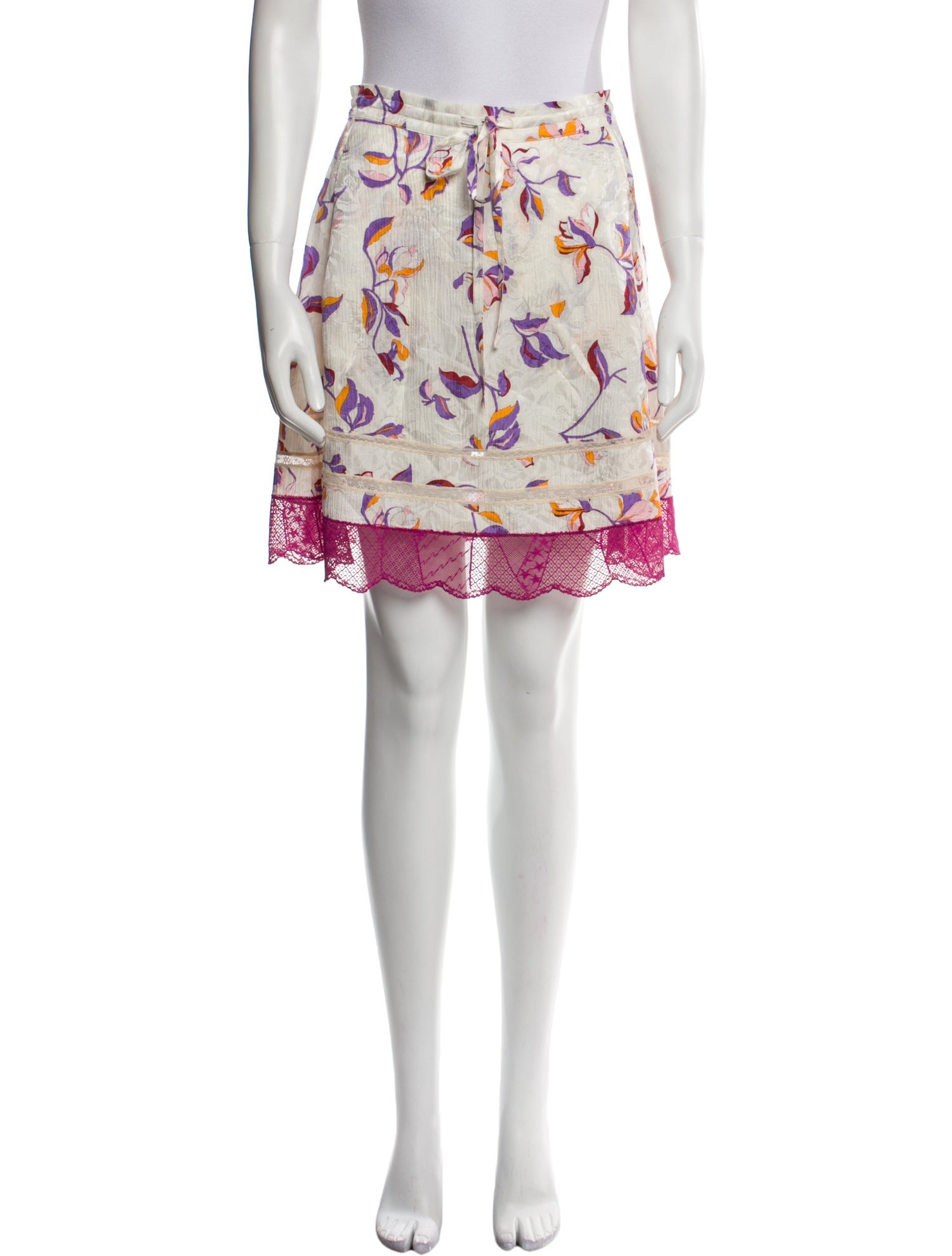 Zadig & Voltaire Silk Mini Skirt