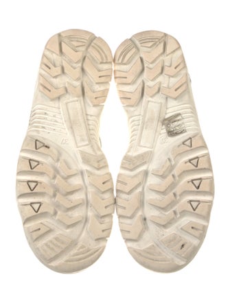 Zadig & Voltaire Leather Colorblock Pattern Sneakers