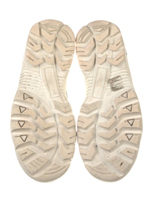 Zadig & Voltaire Leather Colorblock Pattern Sneakers