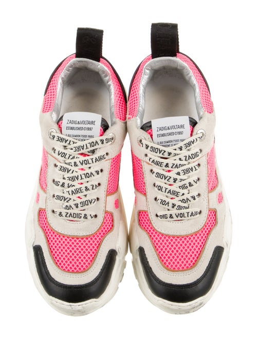 Zadig & Voltaire Mesh Printed Chunky Sneakers
