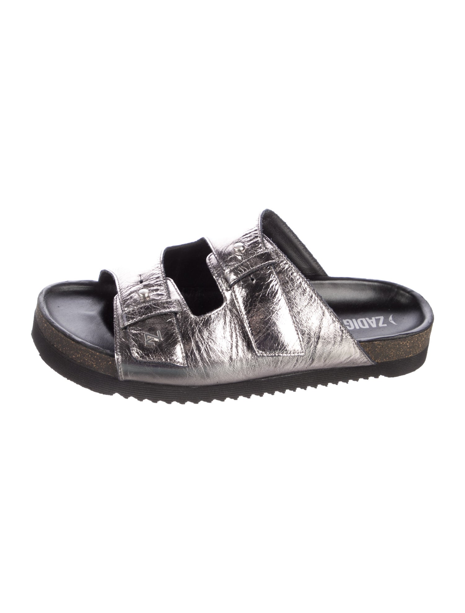 Zadig & Voltaire Patent Leather Slides