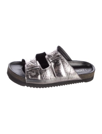 Zadig & Voltaire Patent Leather Slides