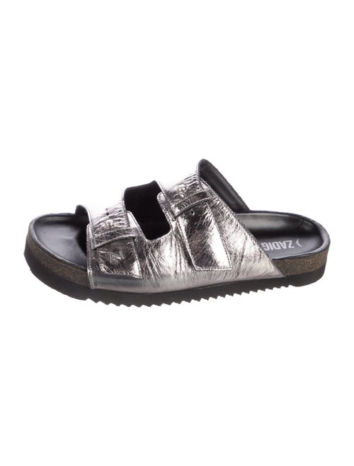 Zadig & Voltaire Patent Leather Slides