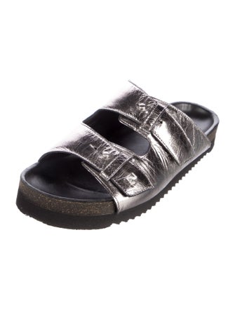 Zadig & Voltaire Patent Leather Slides