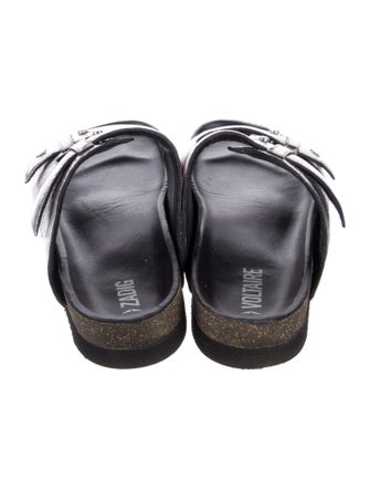 Zadig & Voltaire Patent Leather Slides