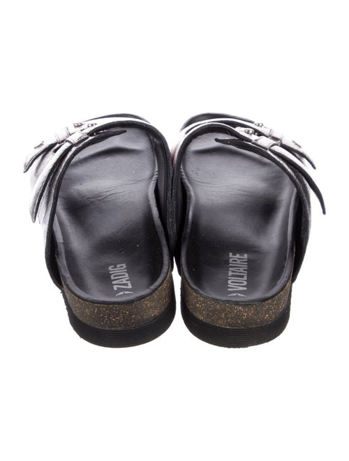 Zadig & Voltaire Patent Leather Slides