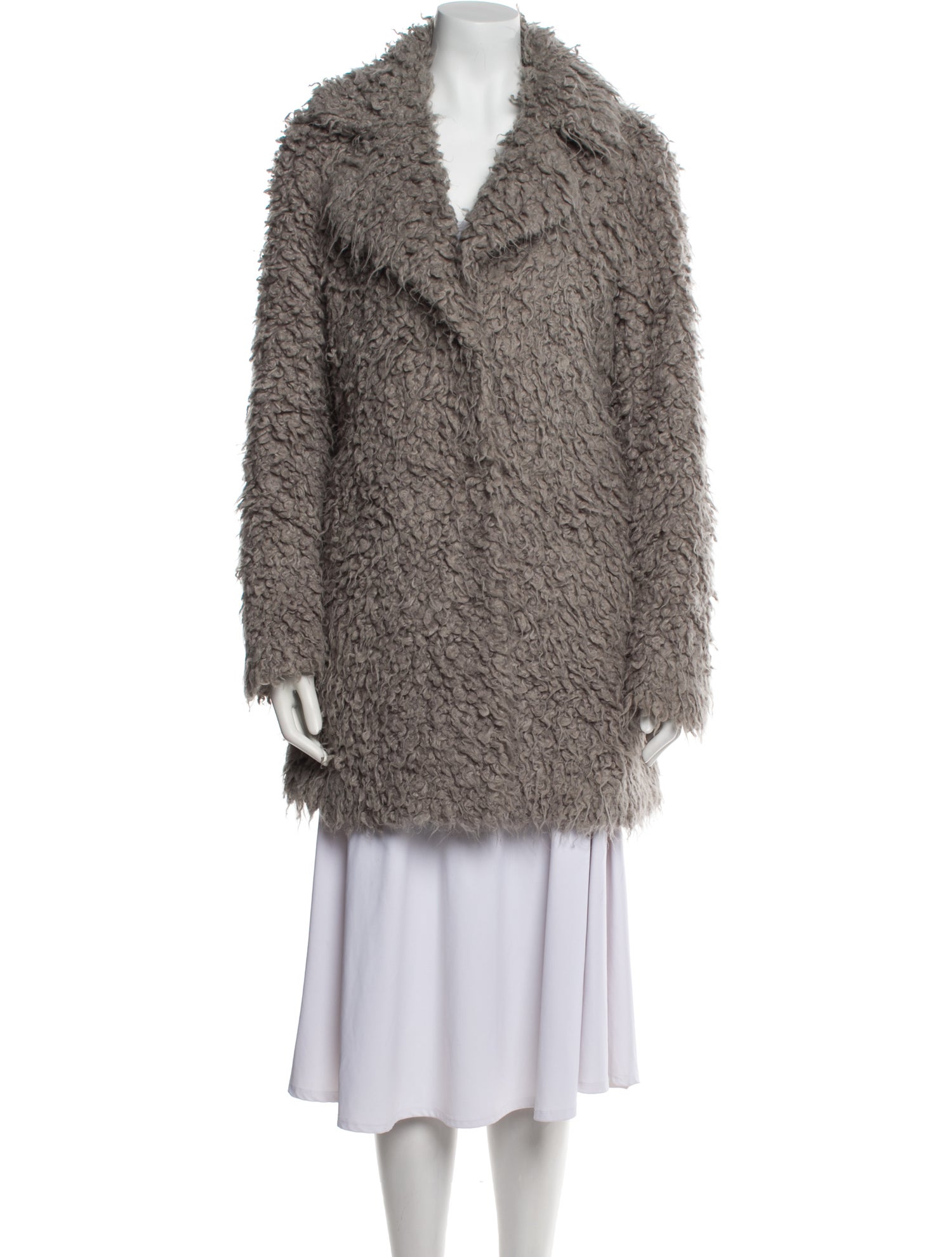 Zadig & Voltaire Faux Fur Faux Fur Coat