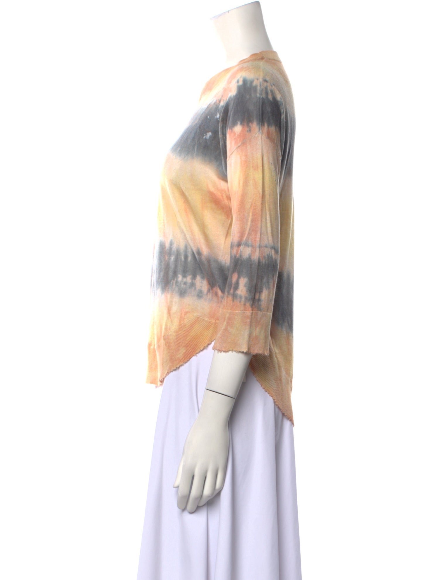 Zadig & Voltaire Silk Tie-Dye Print Sweater