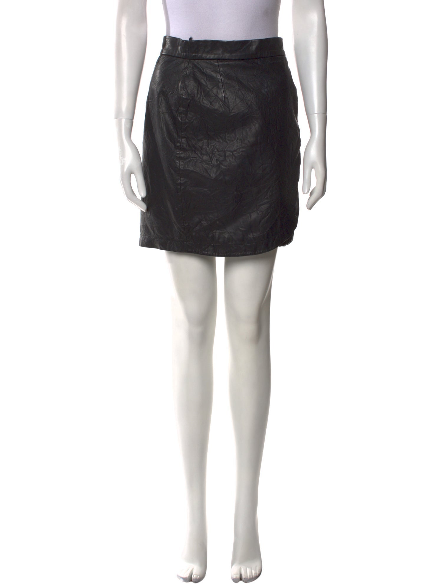 Zadig & Voltaire Leather Knee-Length Shorts