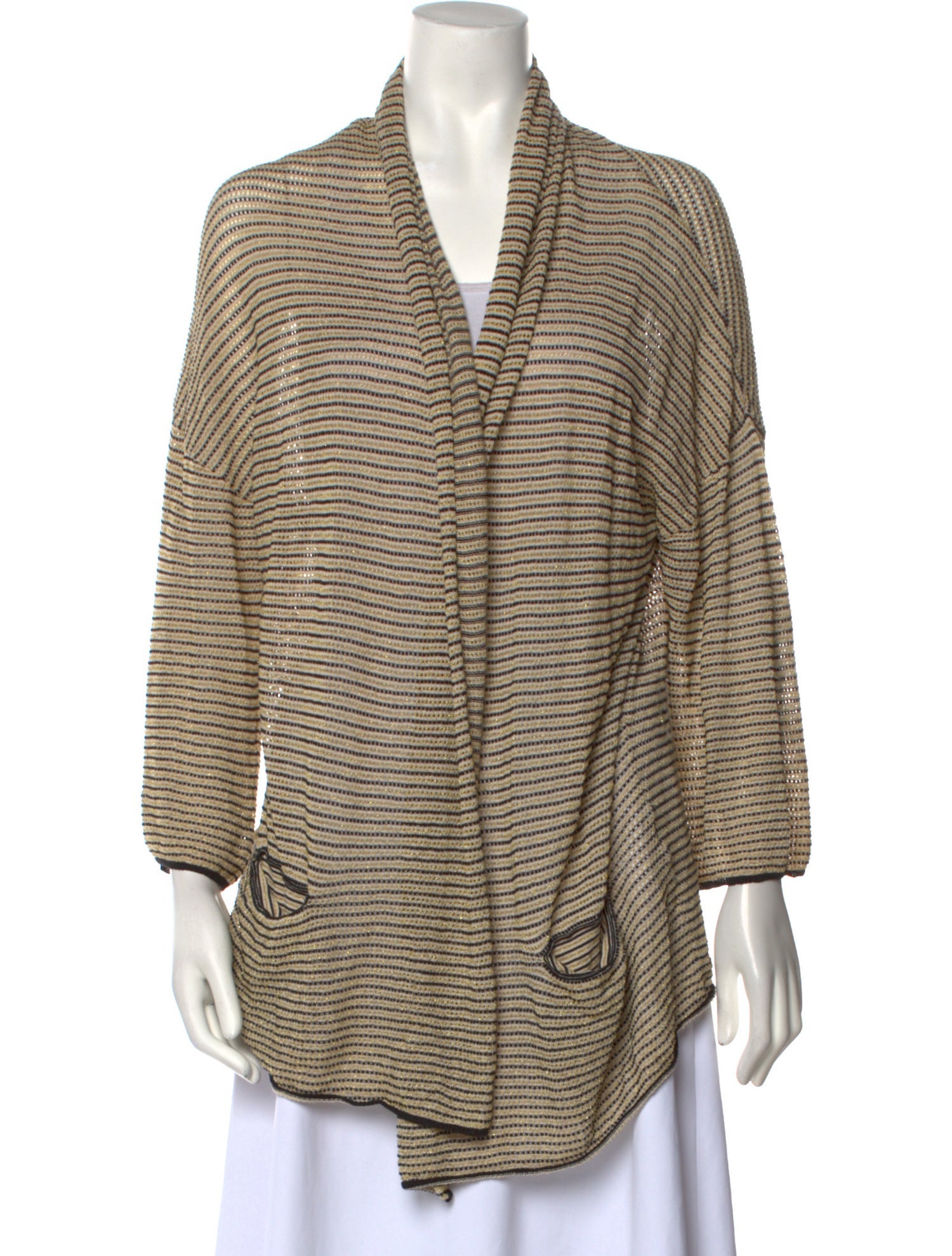 Zadig & Voltaire Striped V-Neck Sweater