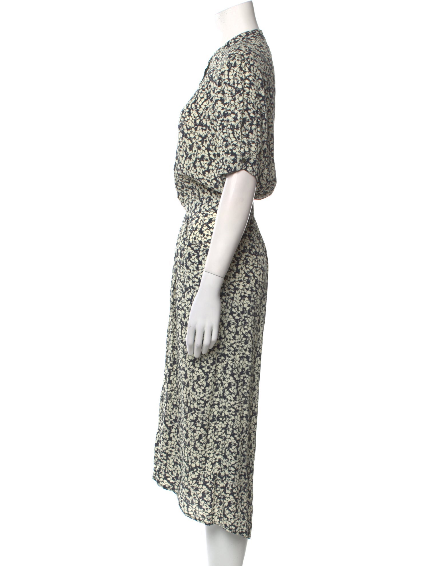 Zadig & Voltaire Floral Print Long Dress
