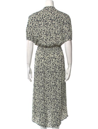 Zadig & Voltaire Floral Print Long Dress