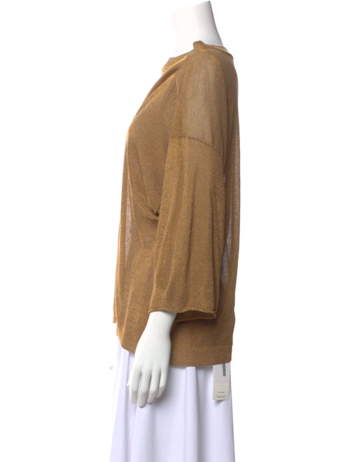 Zadig & Voltaire Bateau Neckline Three-Quarter Sleeve Blouse