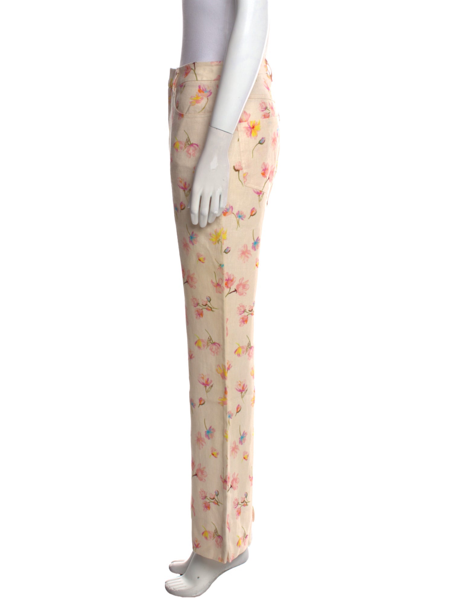 Zadig & Voltaire Floral Print Wide Leg Pants