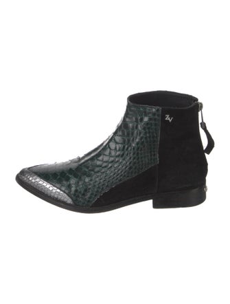 Zadig & Voltaire Embossed Leather Boots