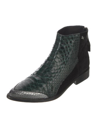 Zadig & Voltaire Embossed Leather Boots