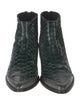 Zadig & Voltaire Embossed Leather Boots