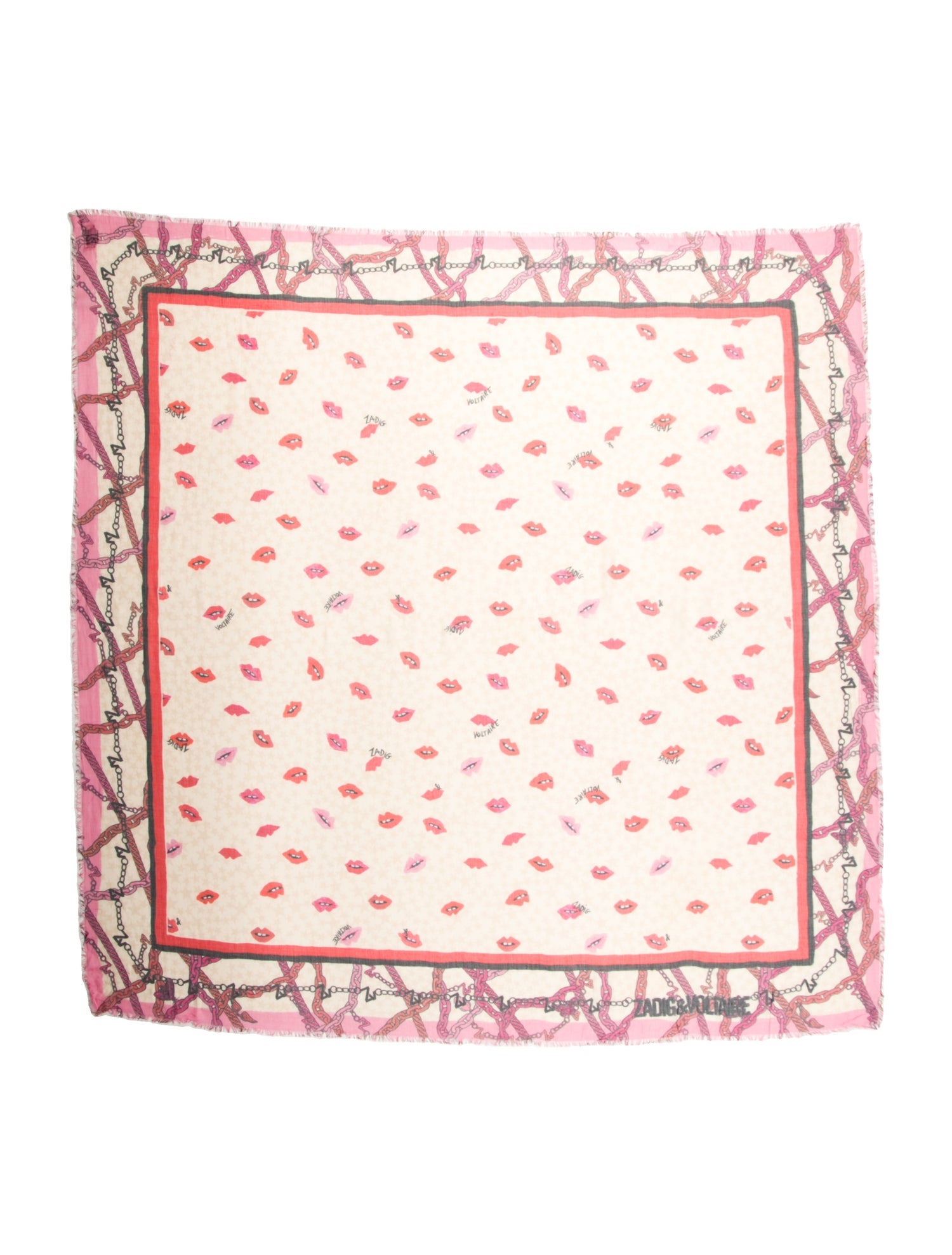 Zadig & Voltaire Silk Printed Scarf
