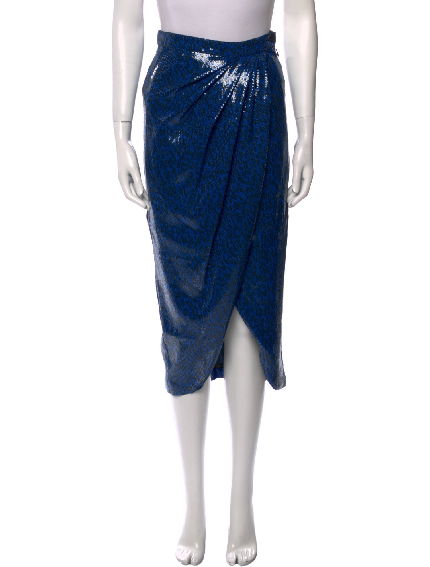 Zadig & Voltaire Animal Print Midi Length Skirt