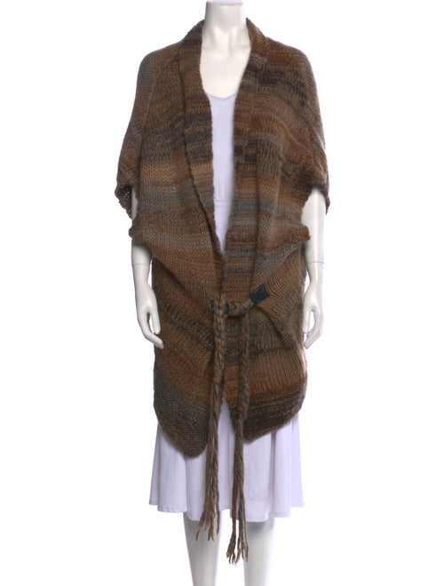 Zadig & Voltaire Striped Open Front Sweater