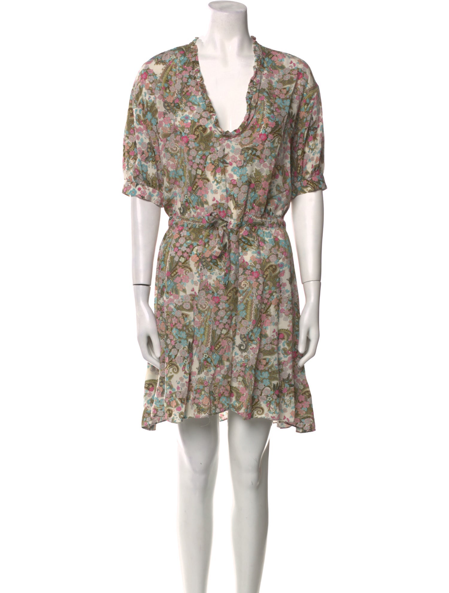 Zadig & Voltaire Floral Print Mini Dress