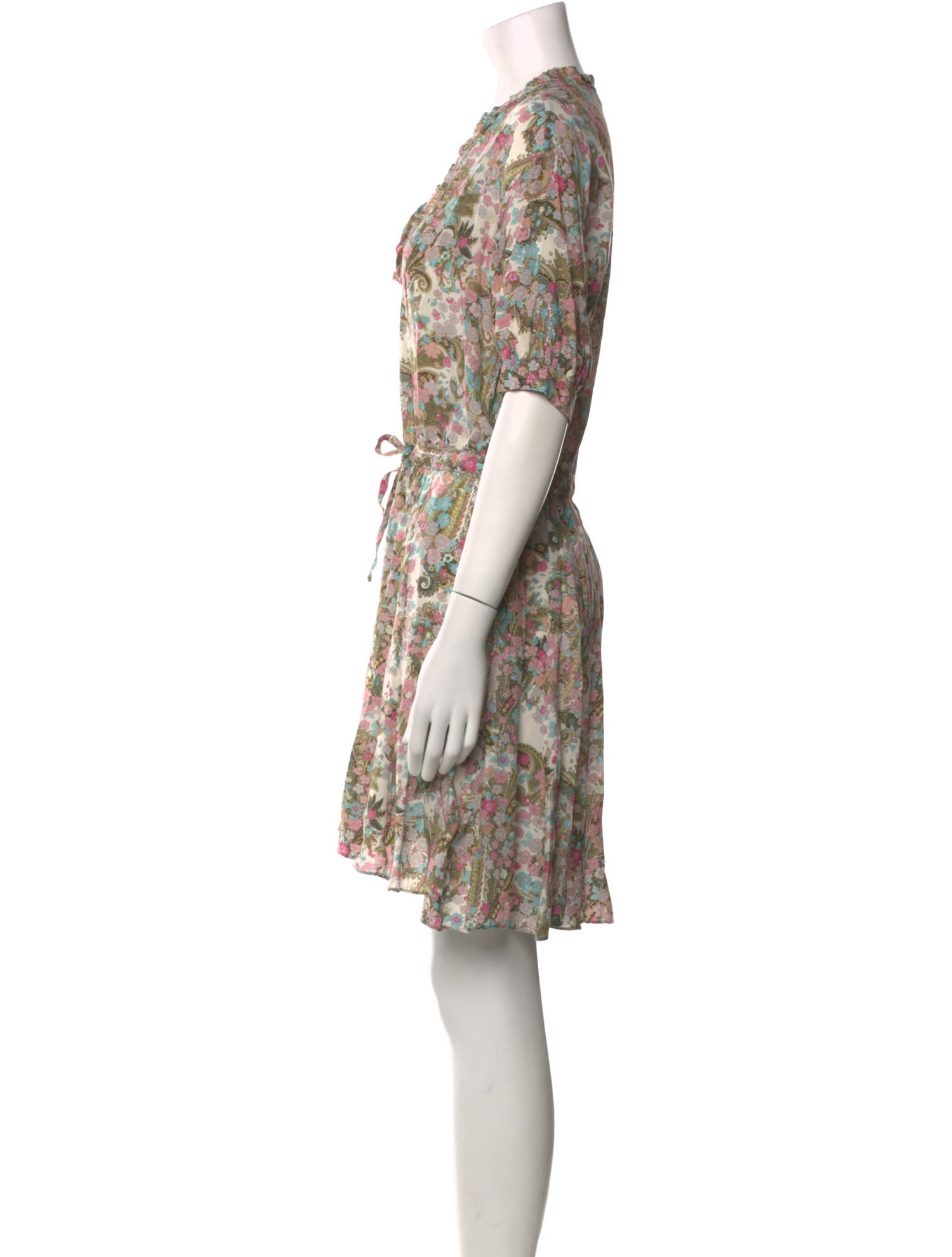 Zadig & Voltaire Floral Print Mini Dress