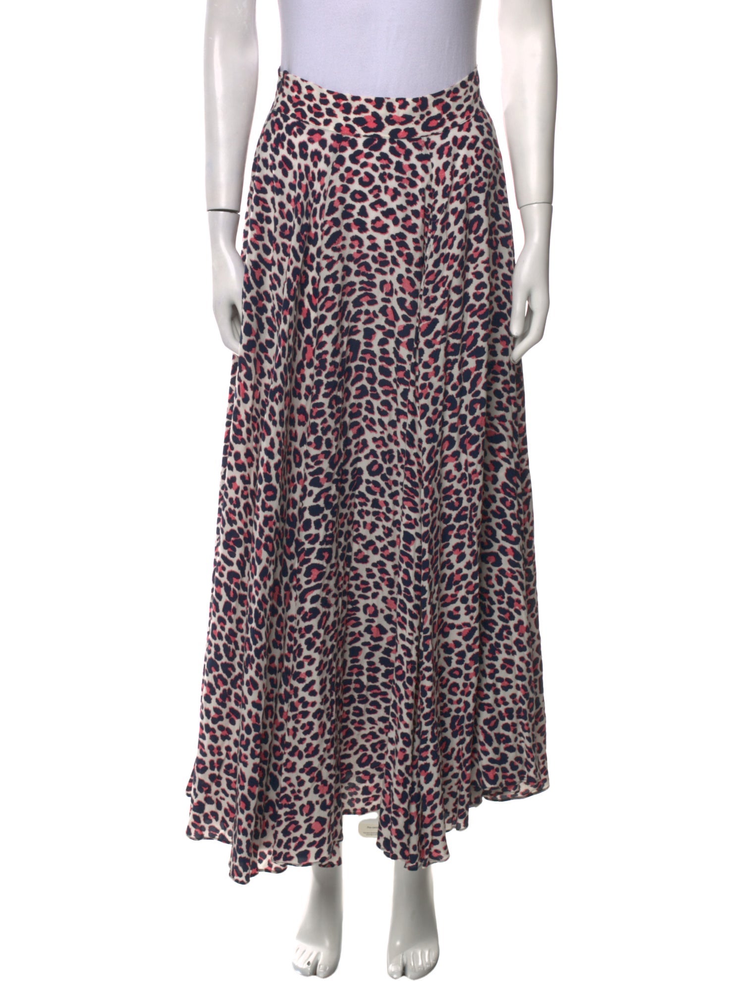 Zadig & Voltaire Animal Print Midi Length Skirt
