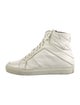 Zadig & Voltaire Leather Wedge Sneakers