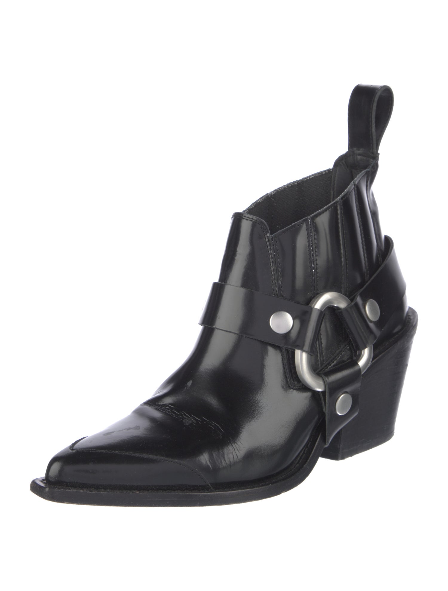 Zadig & Voltaire Leather Western Boots