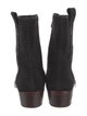 Zadig & Voltaire Suede Printed Moto Boots