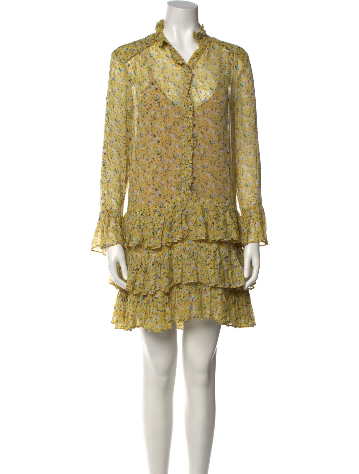 Zadig & Voltaire Floral Print Mini Dress