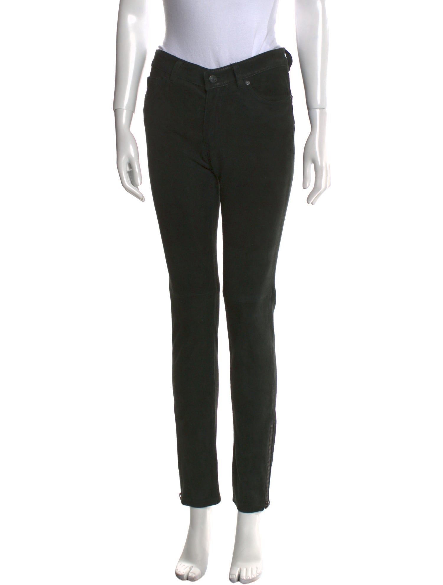 Zadig & Voltaire Lambskin Skinny Leg Pants