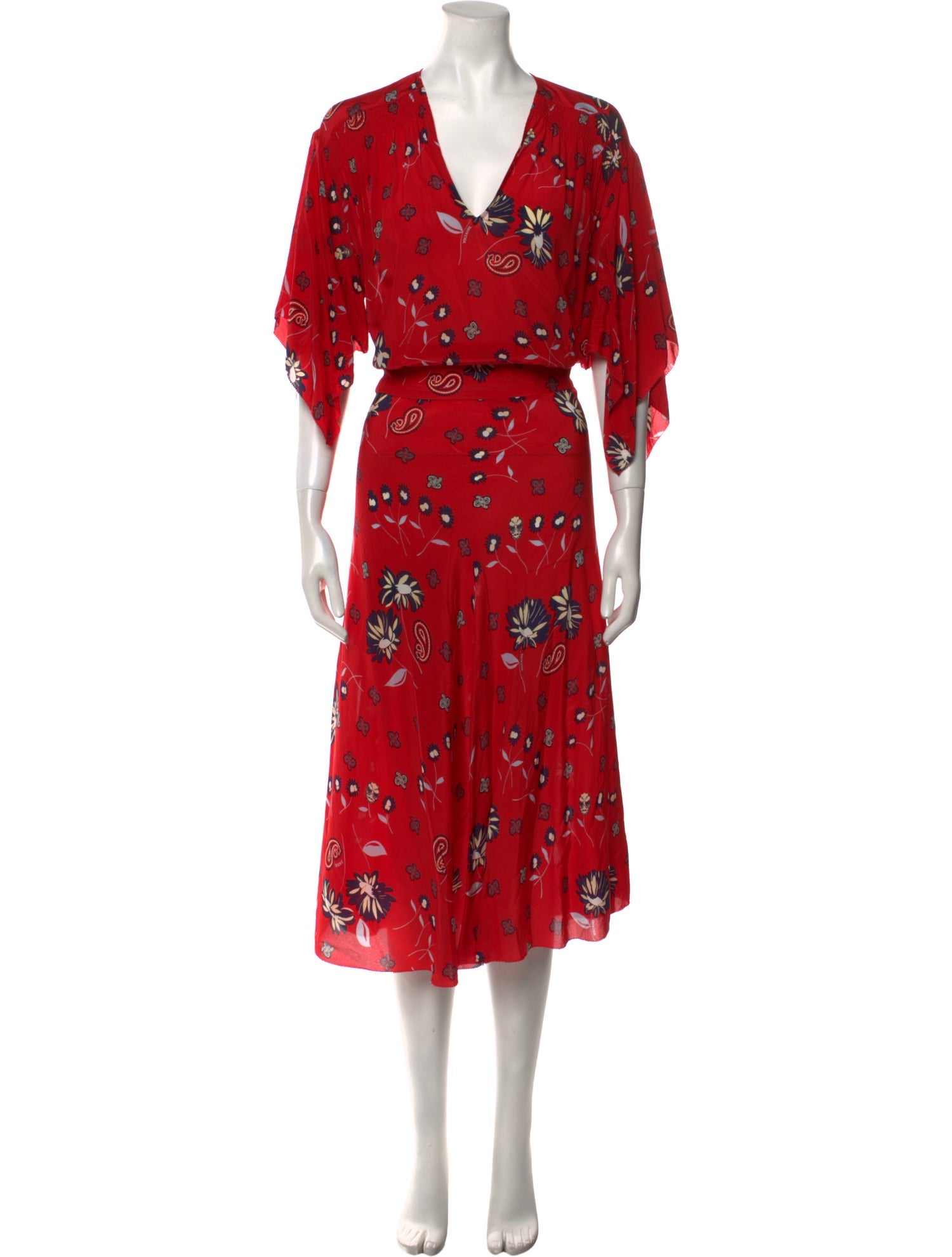 Zadig & Voltaire Floral Print Long Dress