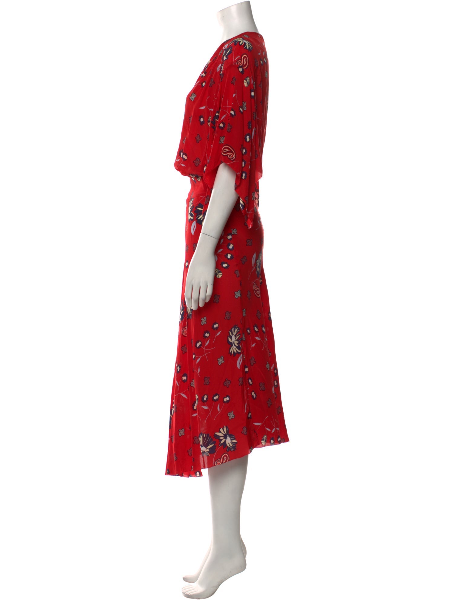 Zadig & Voltaire Floral Print Long Dress