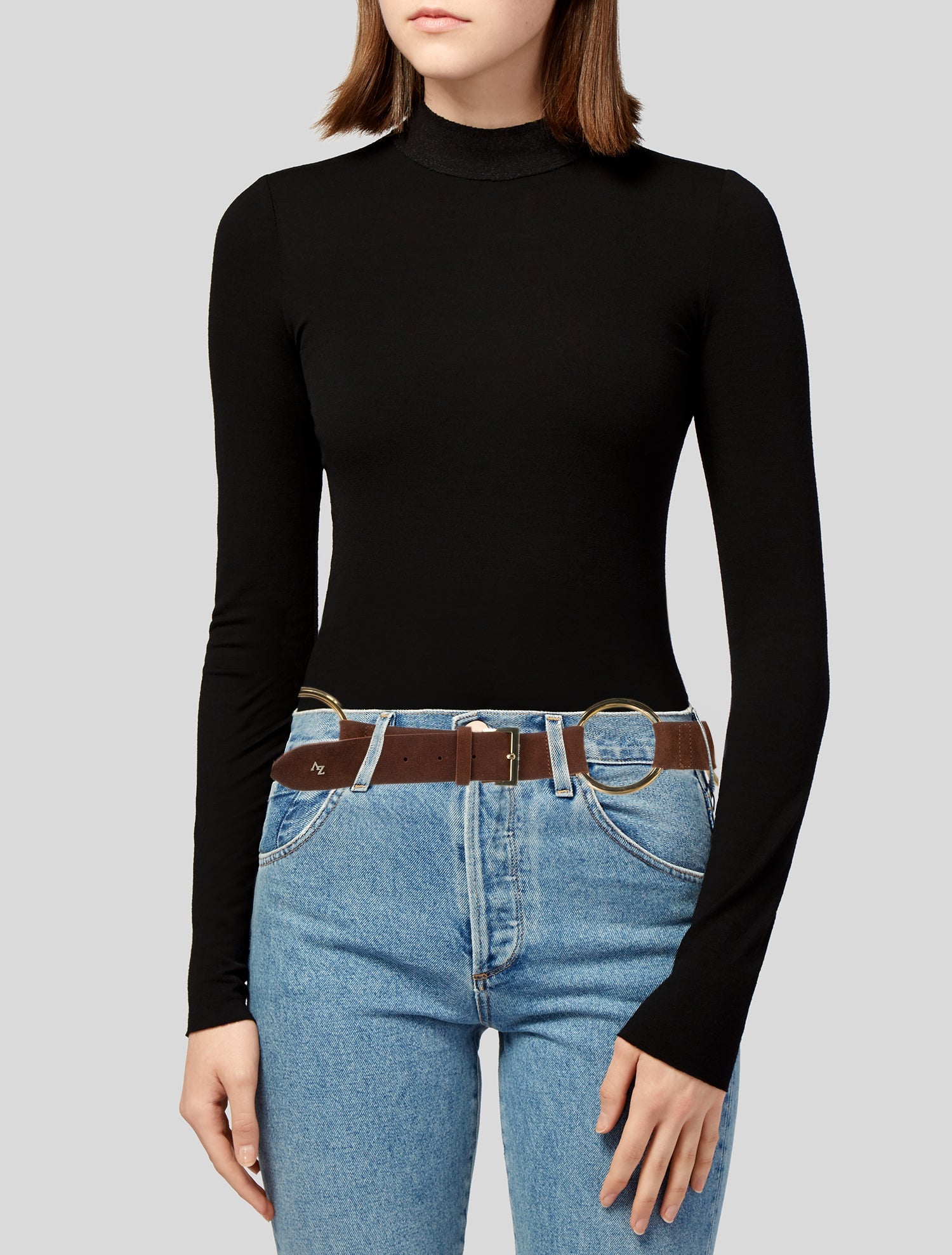 Zadig & Voltaire Suede Waist Belt