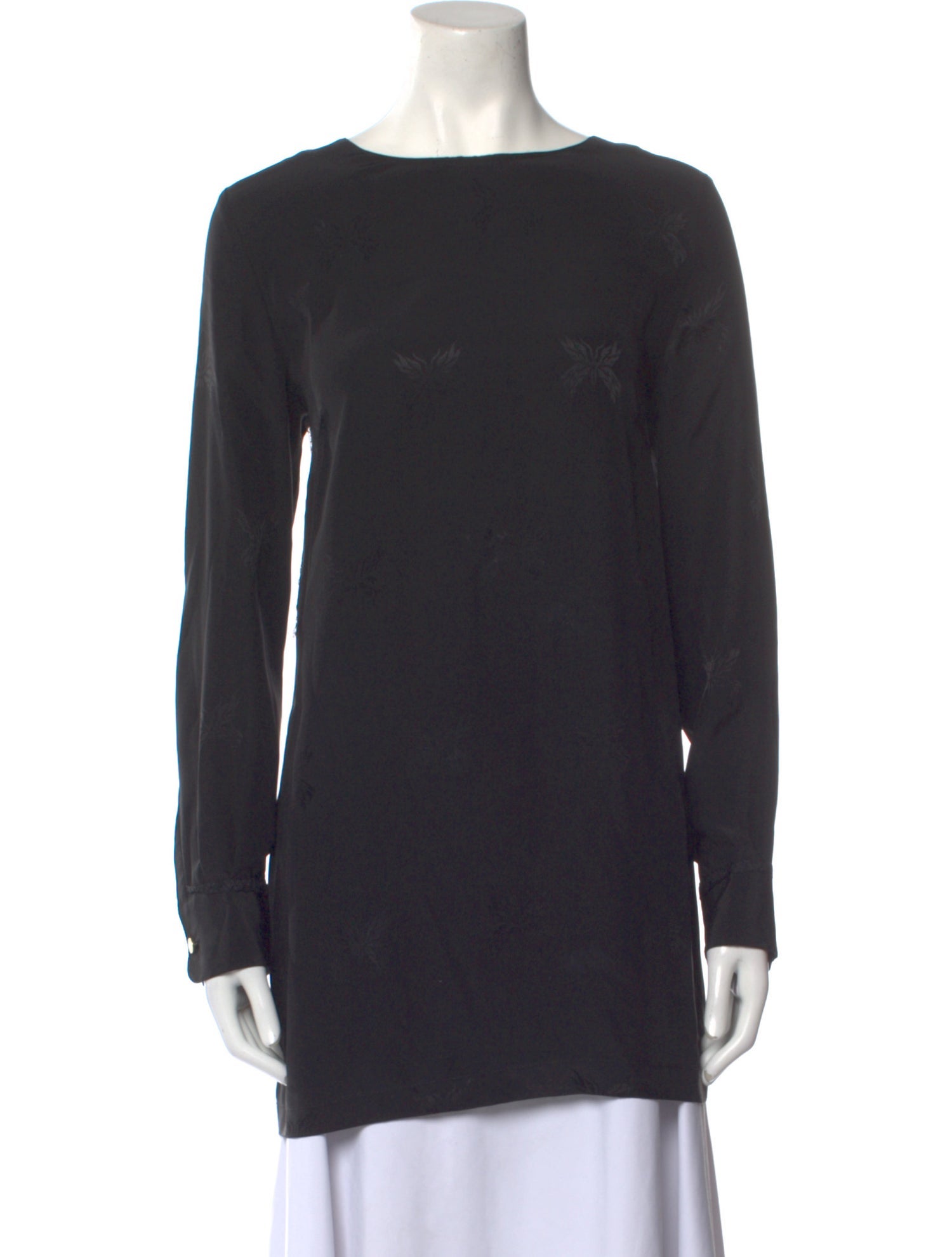 Zadig & Voltaire Bateau Neckline Long Sleeve Tunic