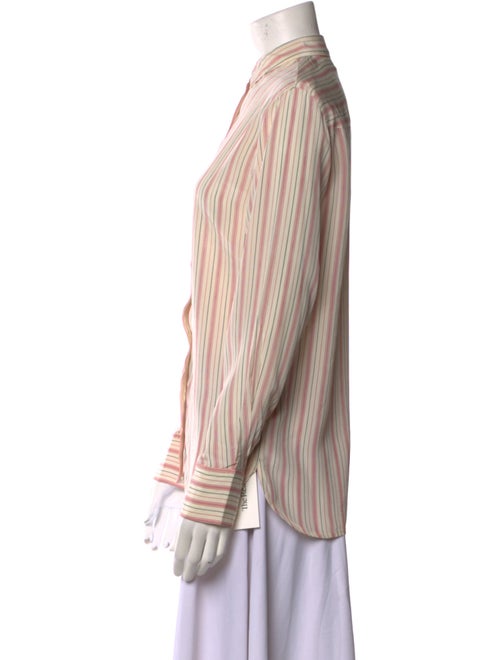 Zadig & Voltaire Silk Striped Button-Up Top