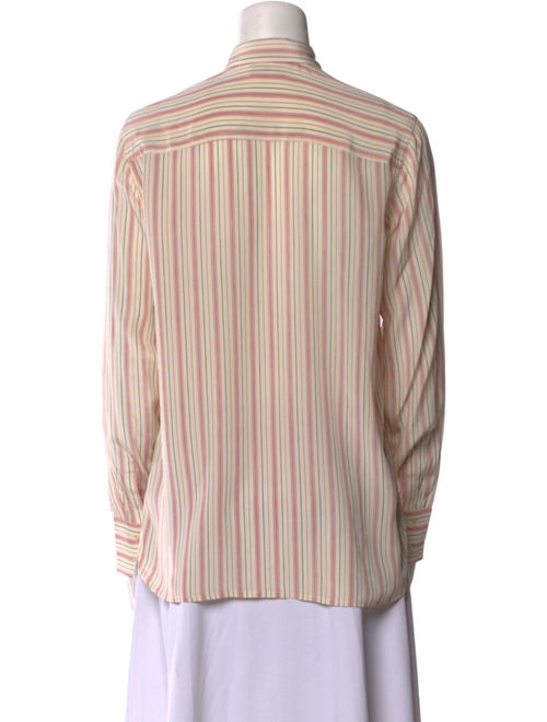 Zadig & Voltaire Silk Striped Button-Up Top