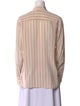 Zadig & Voltaire Silk Striped Button-Up Top